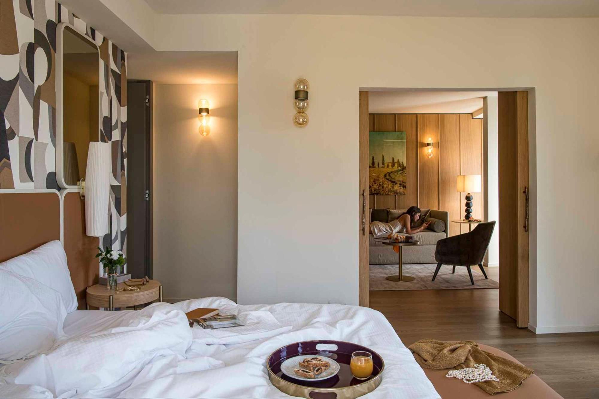 Columbus Urban Resort فلورنس المظهر الخارجي الصورة A suite at the hotel