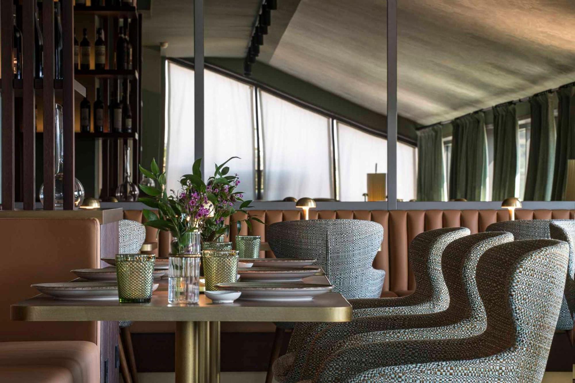 Columbus Urban Resort فلورنس المظهر الخارجي الصورة Interior of the restaurant
