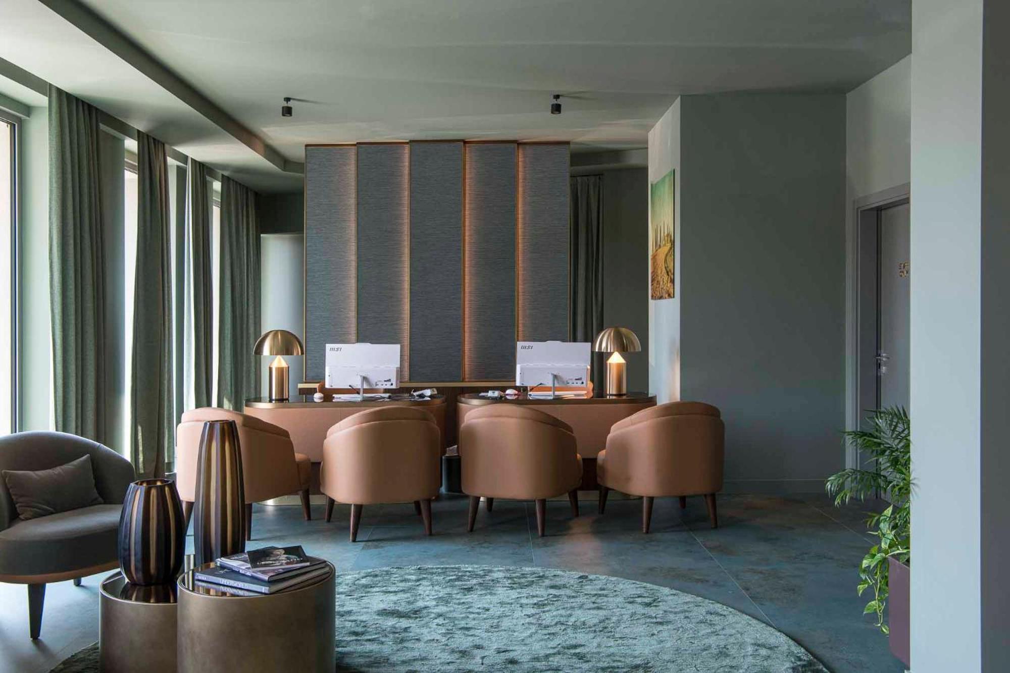 Columbus Urban Resort فلورنس المظهر الخارجي الصورة The interior of the hotel